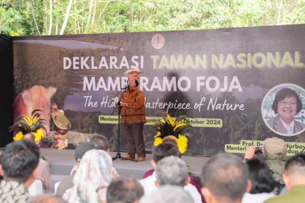 Menteri LHK deklarasikan Mamberamo jadi taman nasional ke-57 di Indonesia