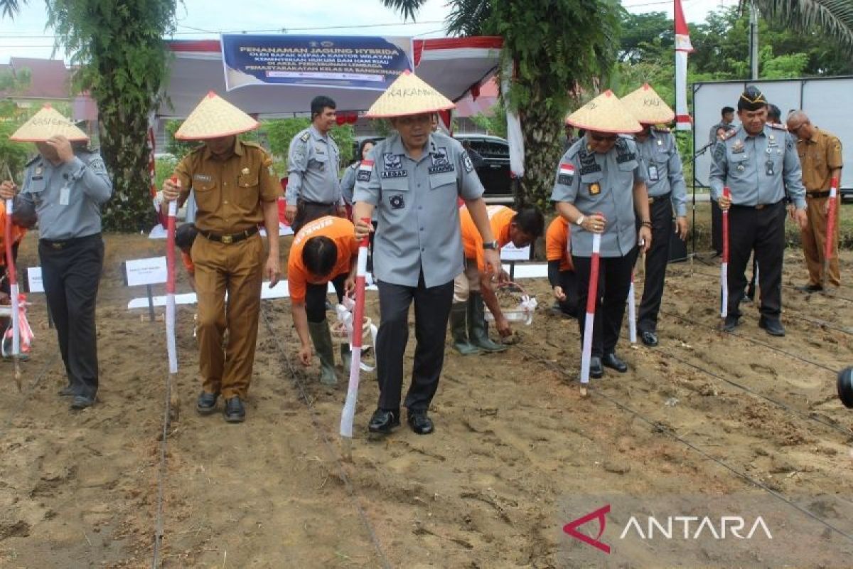 Lapas Bangkinang sulap lahan kosong jadi ladang pembinaan