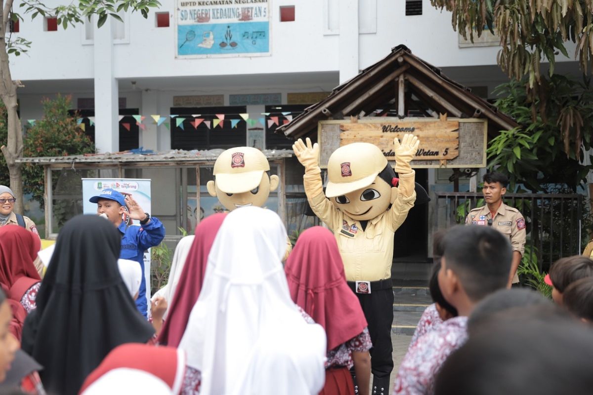 Tagana Tangerang gelar edukasi mitigasi kebencanaan ke pelajar