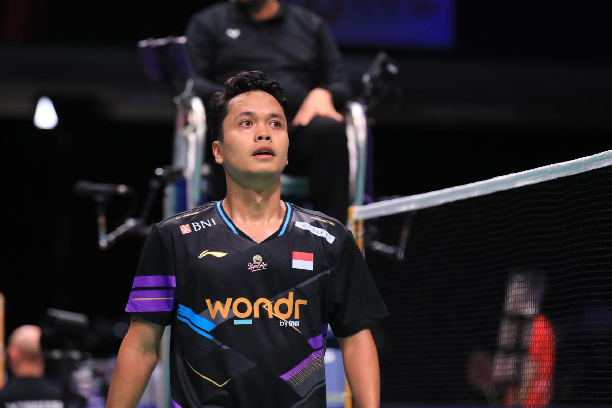 Ginting gugur di babak pertama Denmark Open 2024