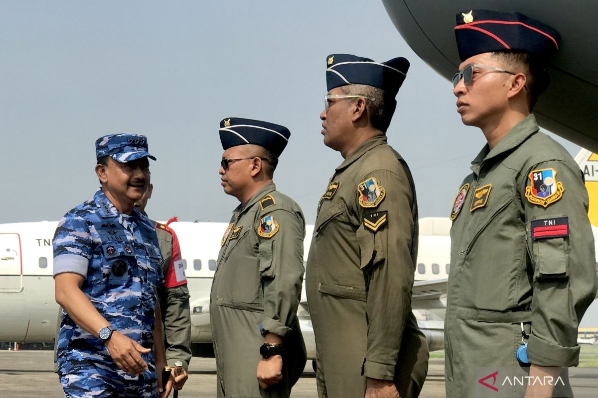 TNI AU kerahkan pesawat intai untuk patroli di Jakarta saat pelantikan