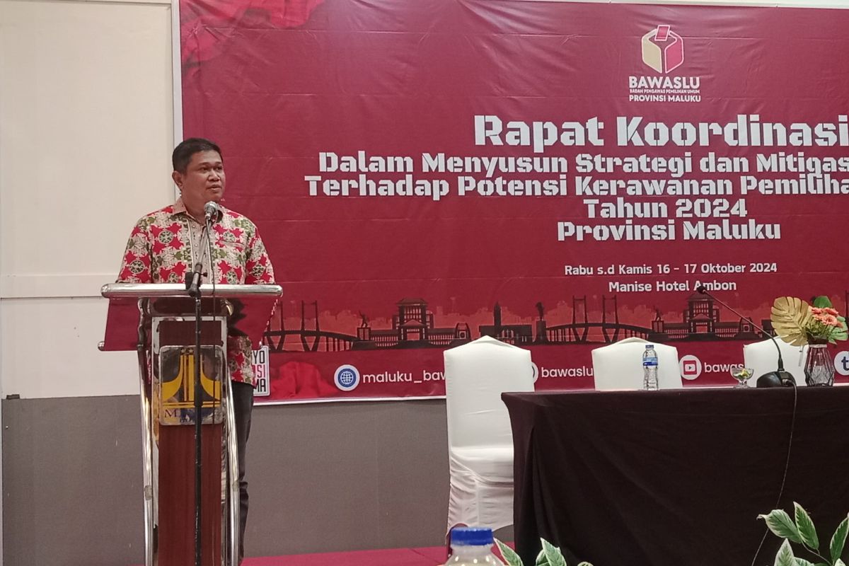 Bawaslu Maluku susun strategi hadapi potensi kerawanan Pilkada 2024