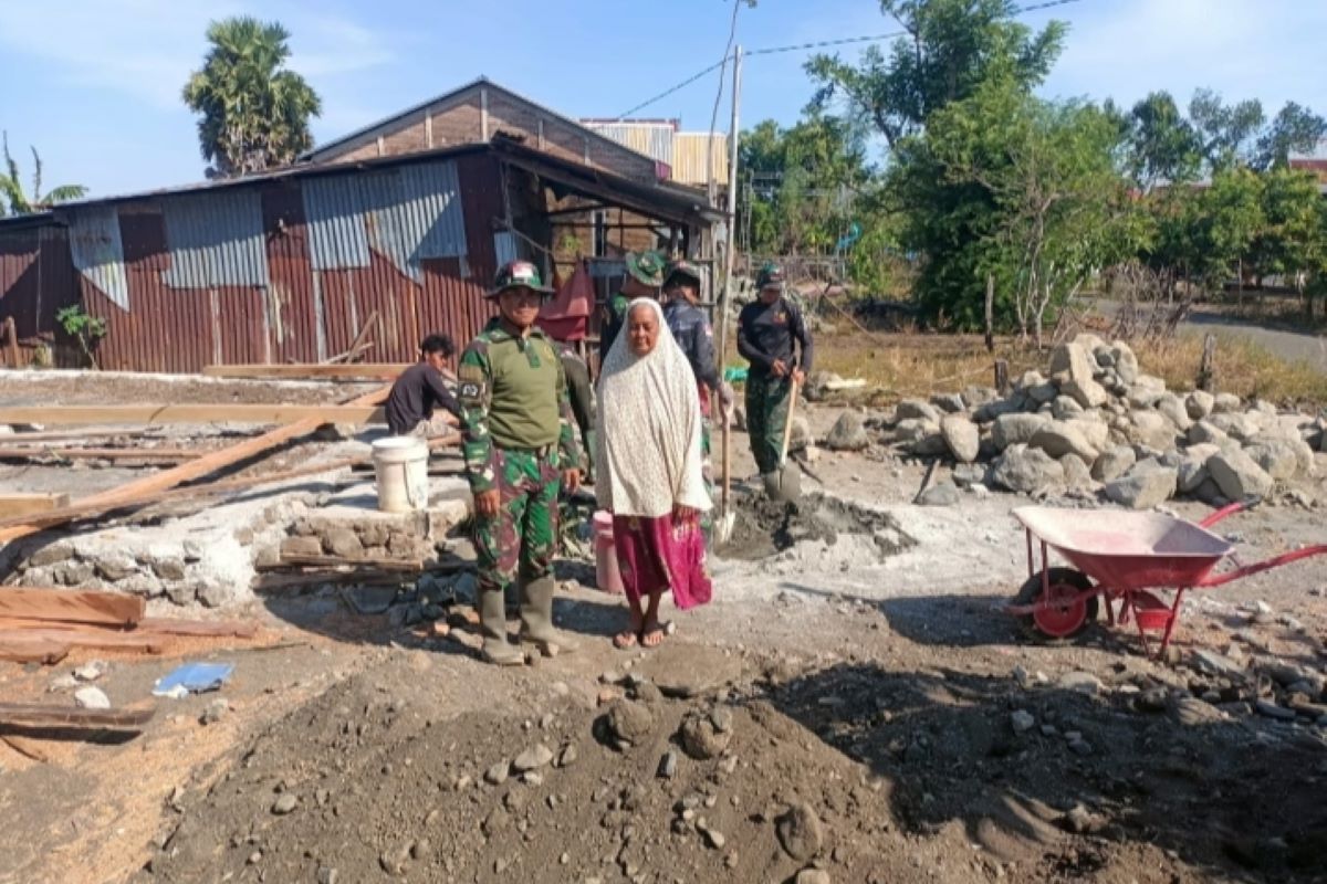 TMMD ke-122 2024 bantu renovasi rumah warga Jeneponto