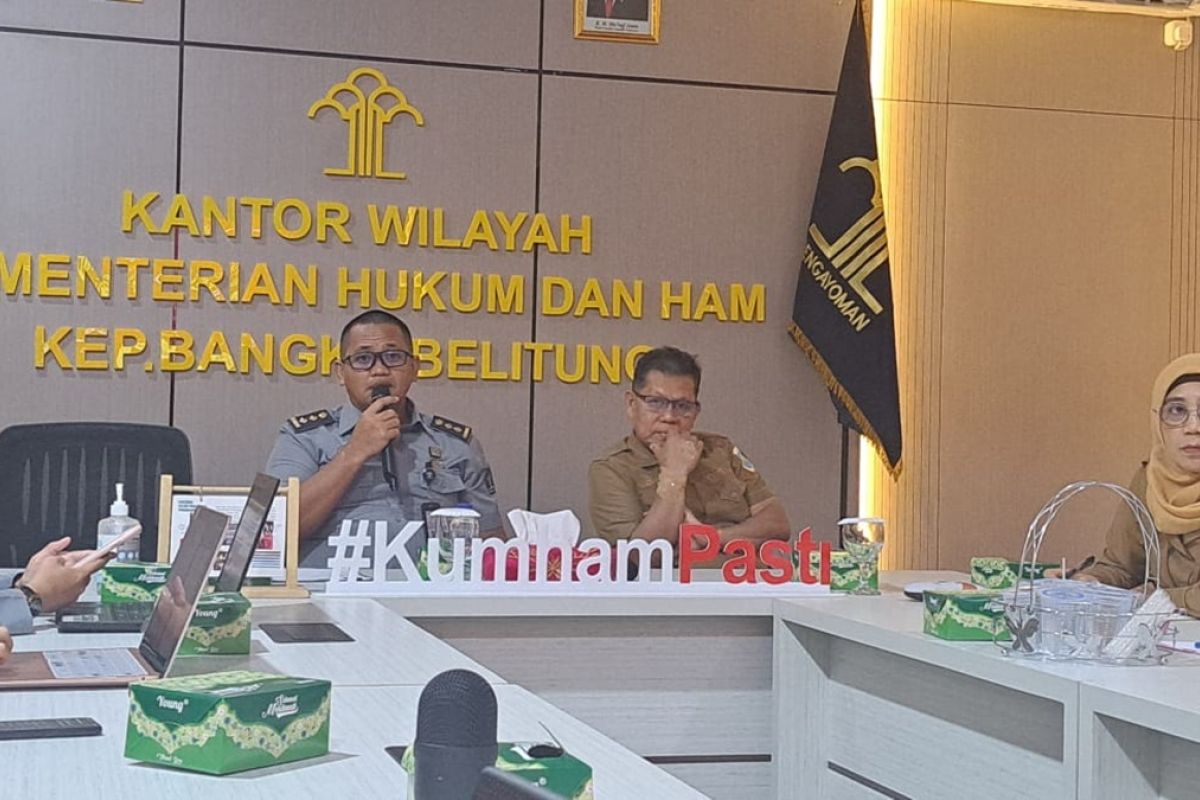 Kanwil Kemenkumham Babel bahas Ranperkada Kota Pangkalpinang terkait Smart City