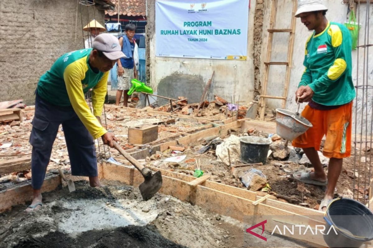 Baznas perbaiki 1.891 rumah tidak layak huni di Indonesia pada 2024