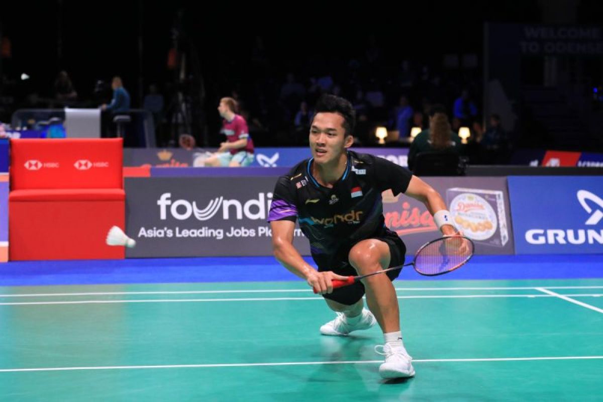 Terhenti di 16 besar Denmark Open, Jonatan akui kurang tampil berani