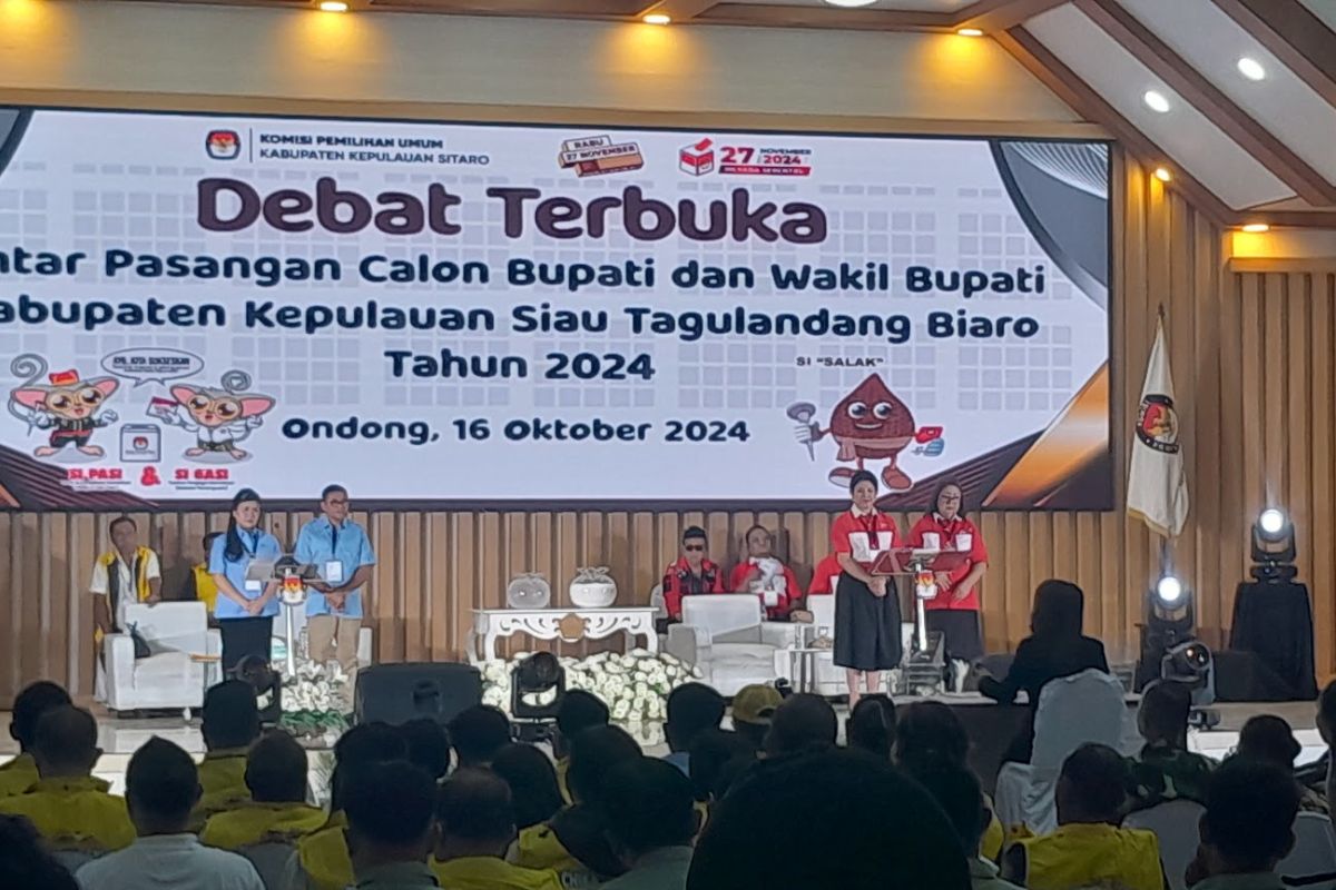 Debat Cabup-Cawabup Sitaro 2024: Fokus Pembangunan Berbasis Lingkungan dan Sektor Perikanan