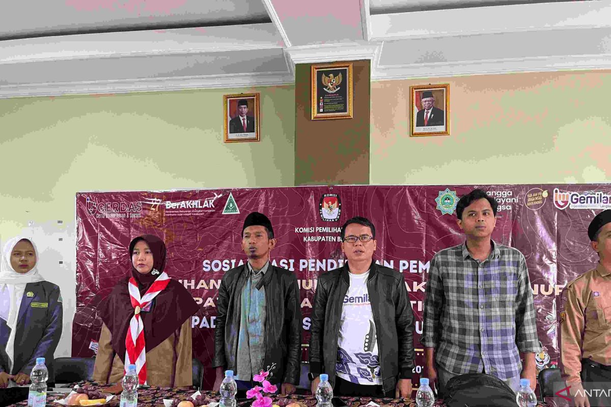 KPU Kabupaten Bekasi sosialisasi Pilkada 2024 kepada pemilih pemula