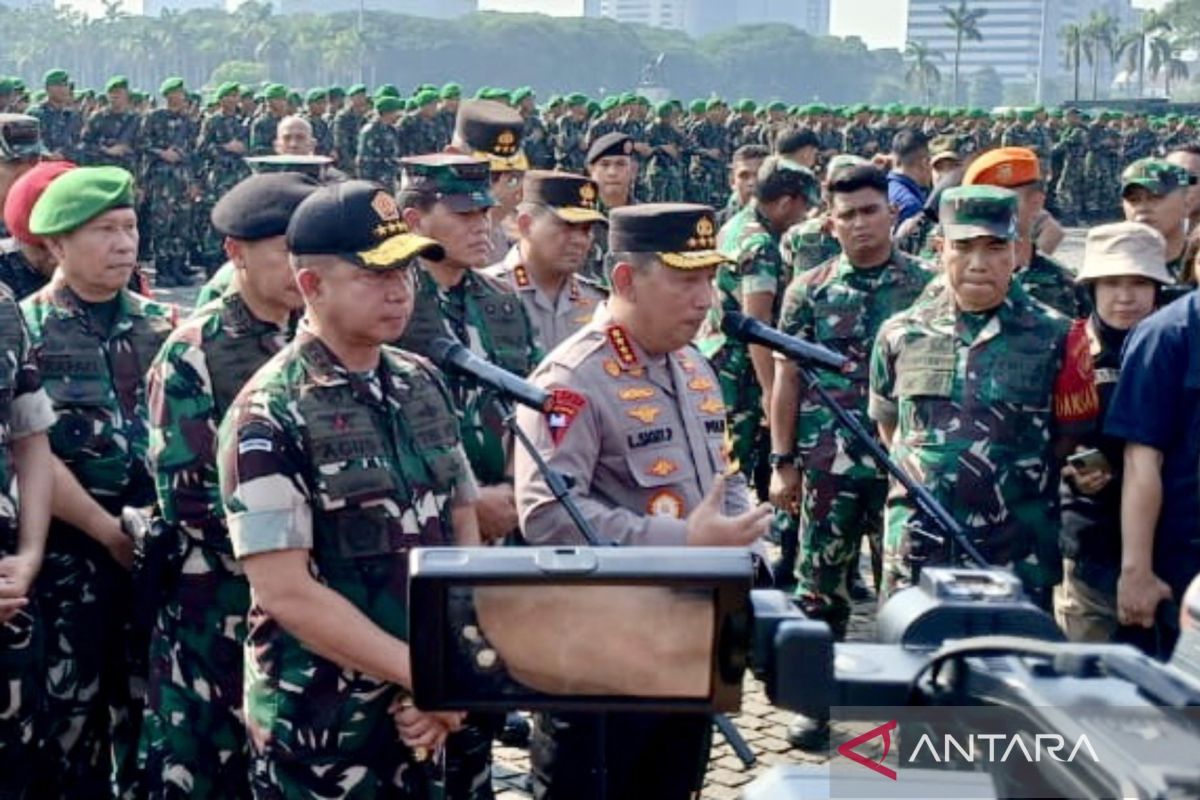 Polri waspadai aksi massa saat acara pelantikan presiden dan wapres