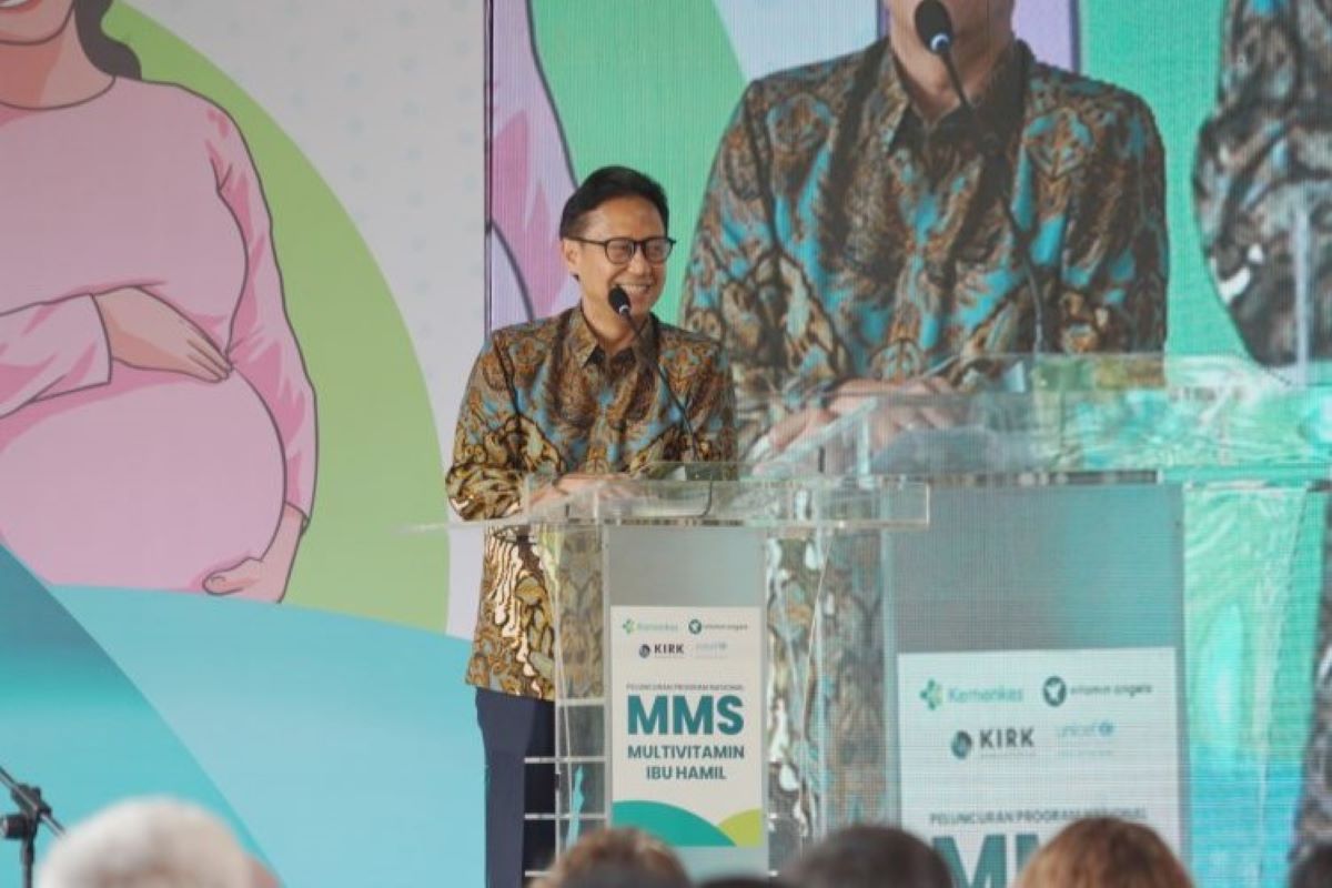 Kemenkes bagikan 1,3 juta botol MMS guna penuhi mikronutrien ibu hamil