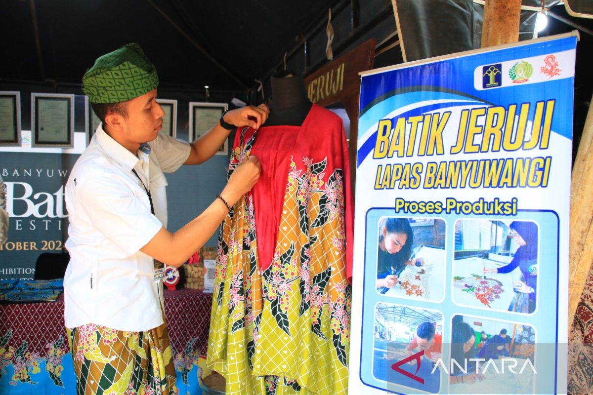 Karya warga binaan Lapas Banyuwangi tampil dalam BBF 2024