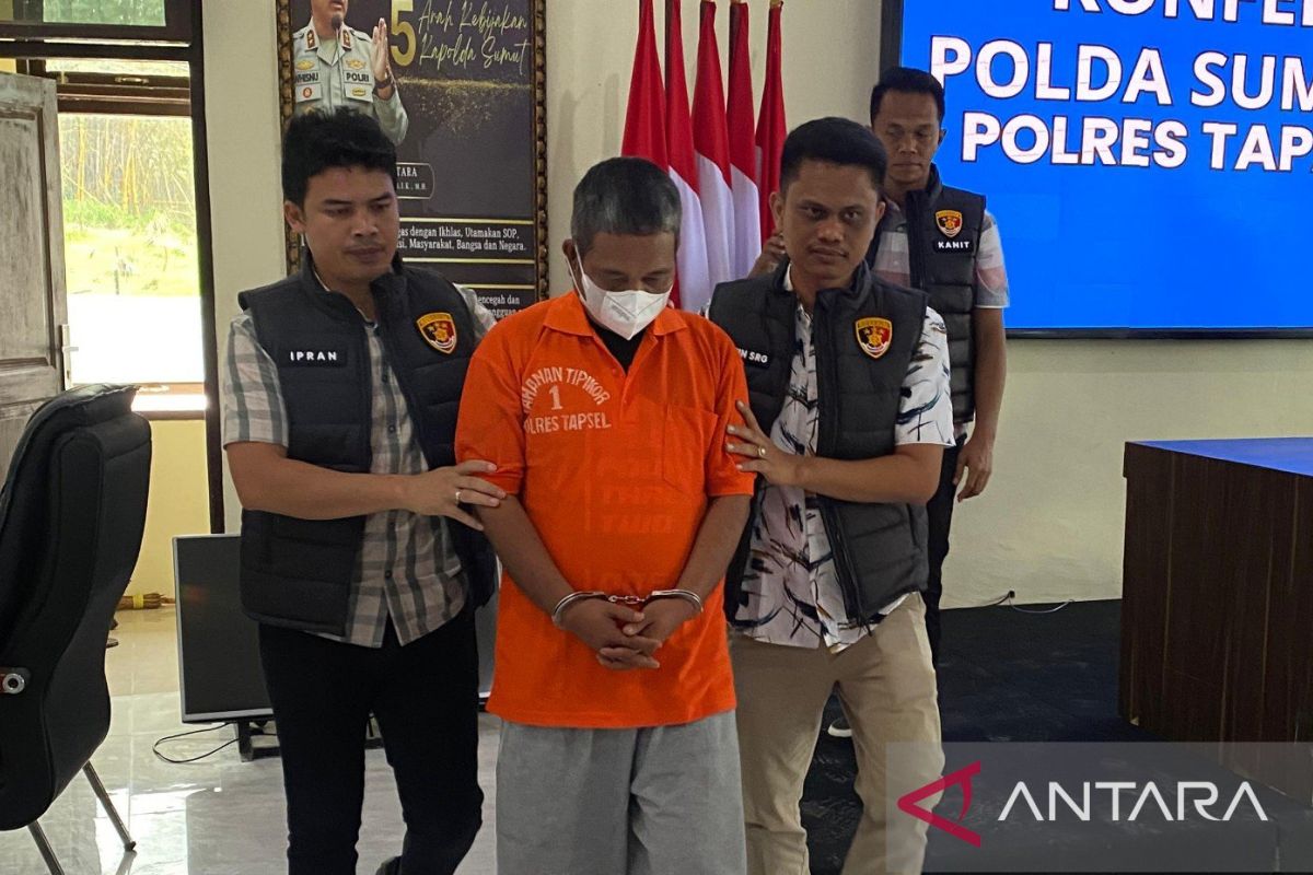 Polres Tapsel tahan mantan kades, diduga karena melakukan ini