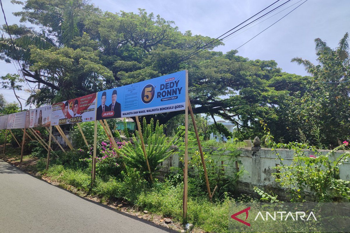 Bawaslu telusuri dugaan pelanggaran pemasangan APK dari KPU Bengkulu