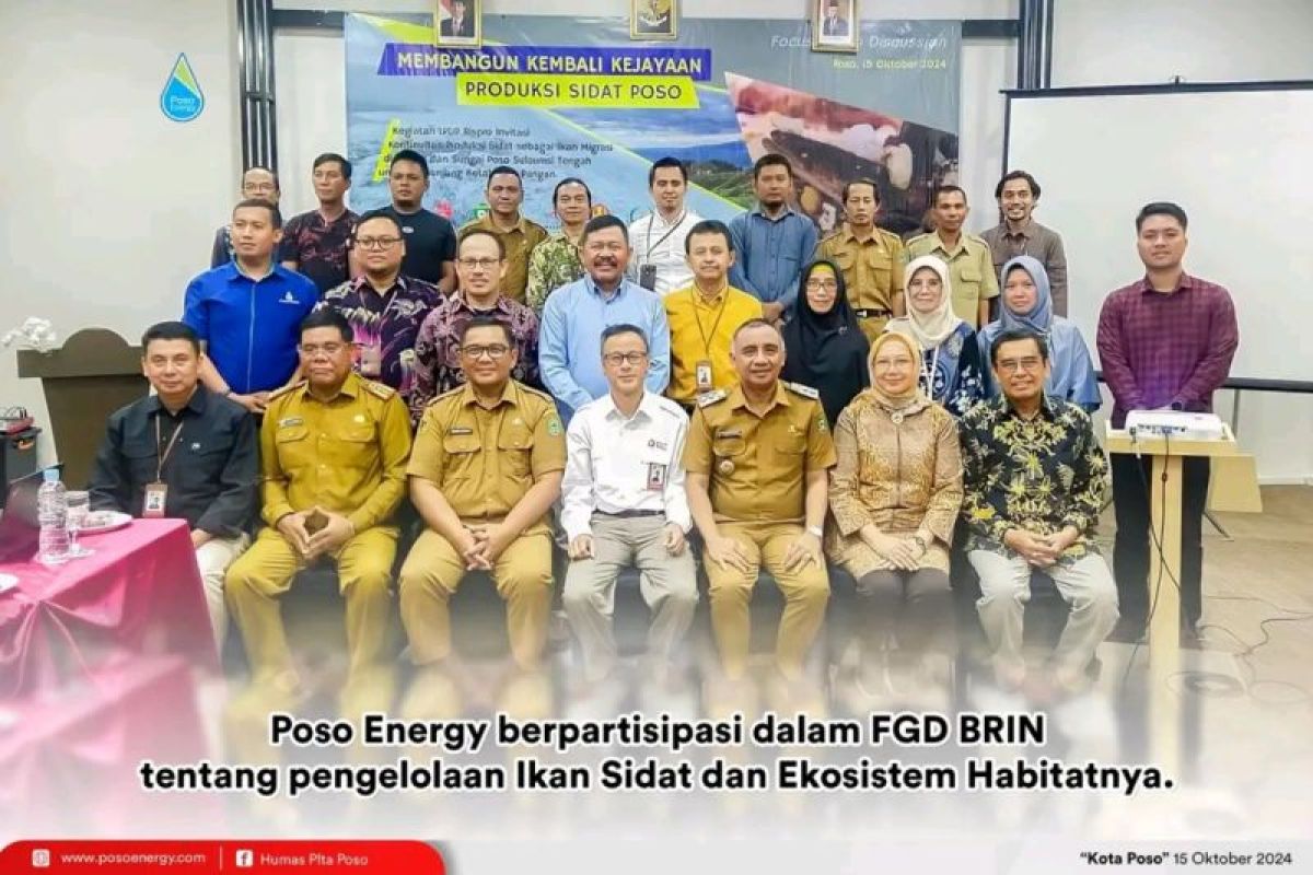 Poso Energy berpatisipasi dalam FGD tentang pengelolaan ikan sidat oleh BRIN