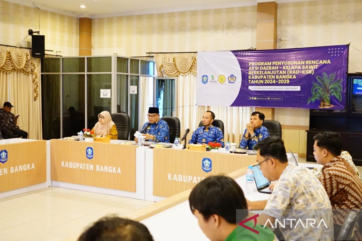 Pemkab Bangka susun program kelapa sawit berkelanjutan