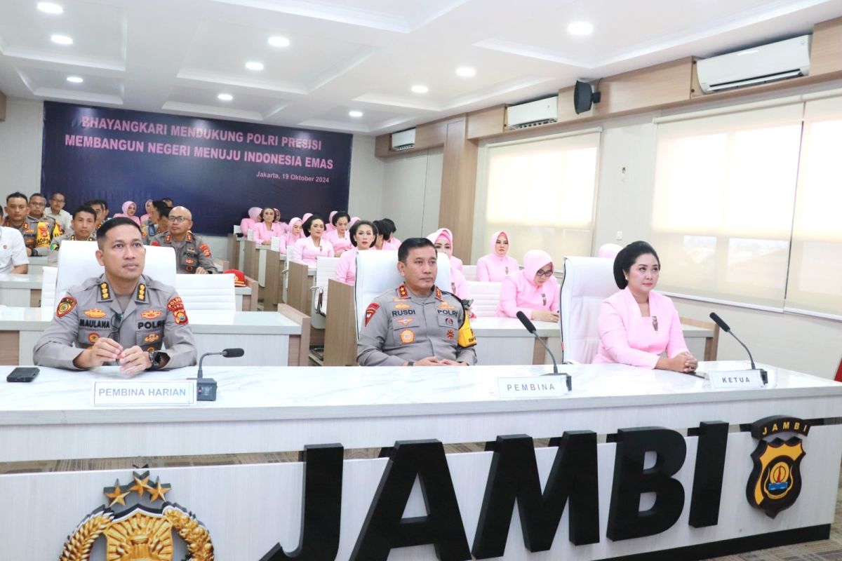 Polda Jambi syukuran Hari Kesatuan Gerak Bhayangkari