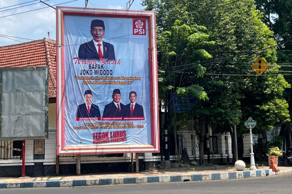 PSI pasang puluhan billboard apresiasi pengabdian Presiden Jokowi