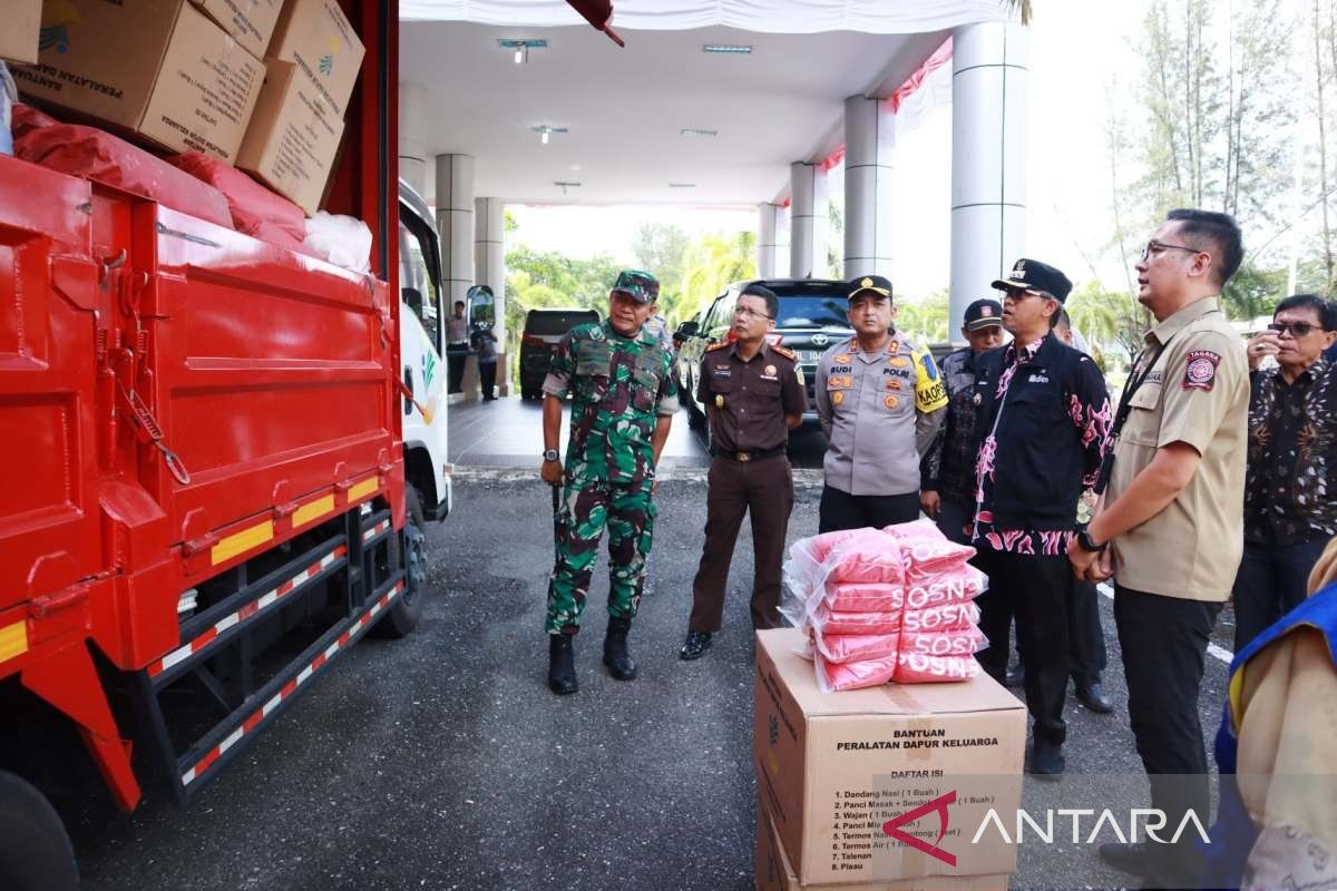 Pemkab Nagan Raya terima bantuan logistik dari Kemensos RI