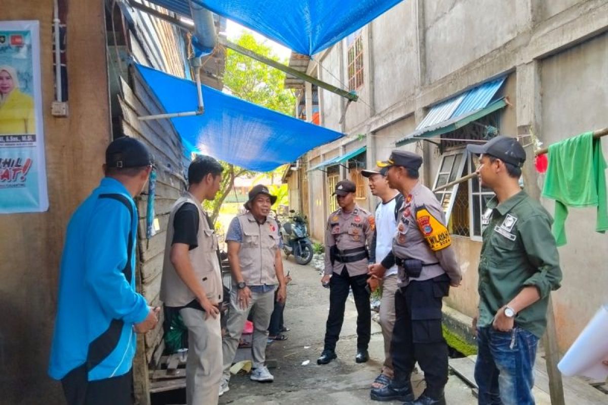 Polsek Kateman tingkatkan patroli bersama Panwaslu Kateman