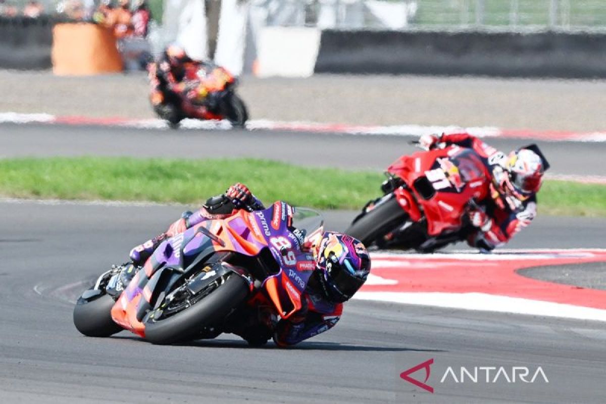 Klasemen MotoGP: Martin aman di pucuk, Marc Marquez di peringkat tiga