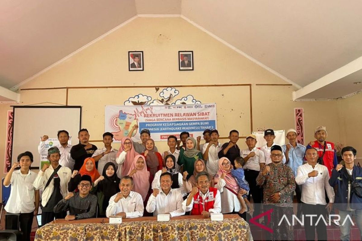 PMI rekrut relawan Sibat di daerah perlintasan Sesar Cimandiri Kota Sukabumi