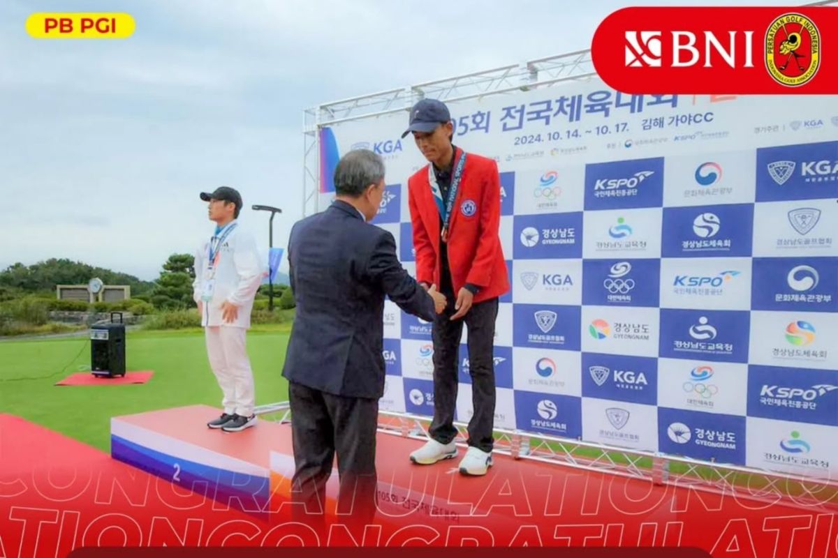 Randy Arbenata sabet juara turnamen golf di Korea Selatan