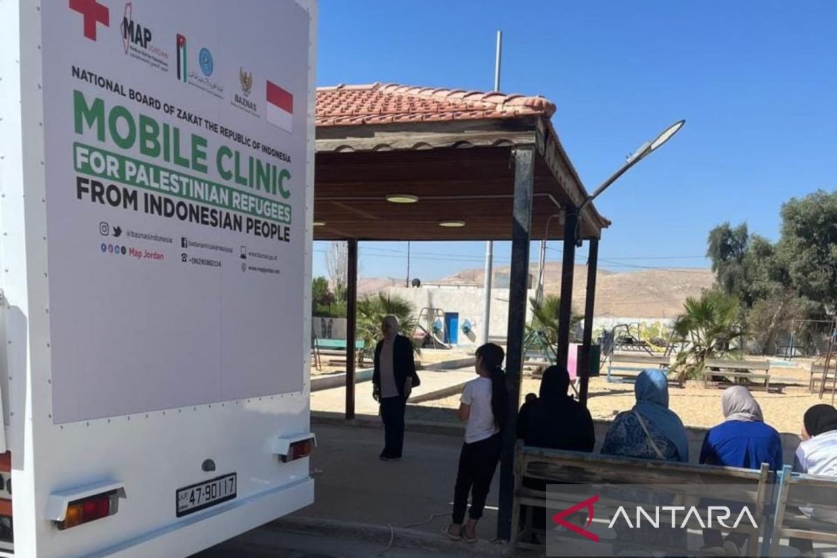 Bantuan "mobile clinic" dari warga RI untuk Palestina mulai beroperasi