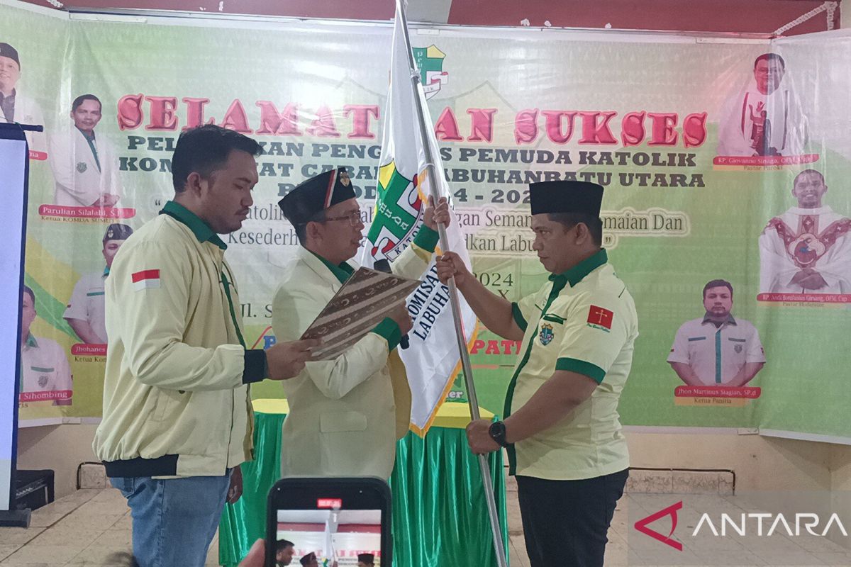 Pengurus Pemuda Katolik Labura dilantik