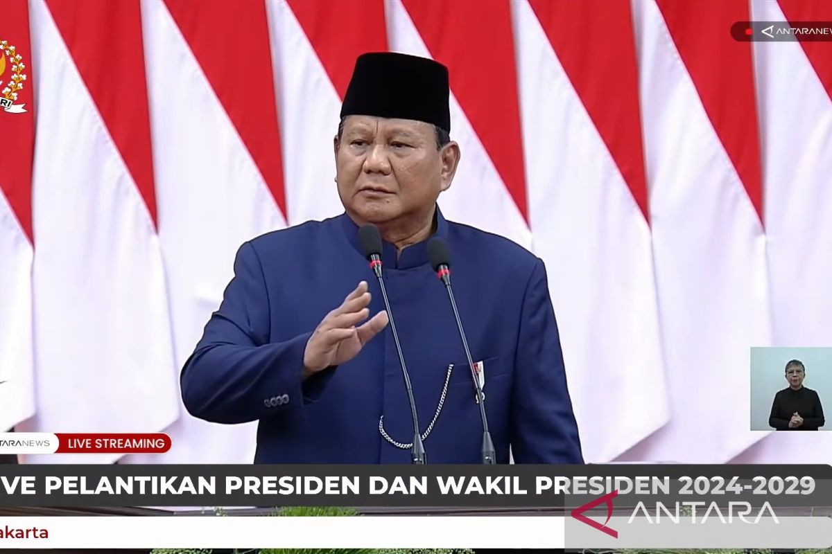 Prabowo tunjukkan komitmen bangun bangsa sejak pidato awal