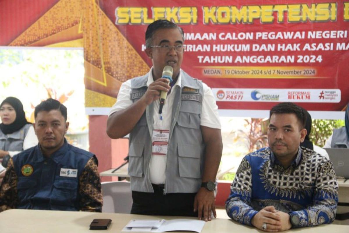 Kakanwil Kemenkumham Sumut pastikan tes CPNS tak pungut biaya