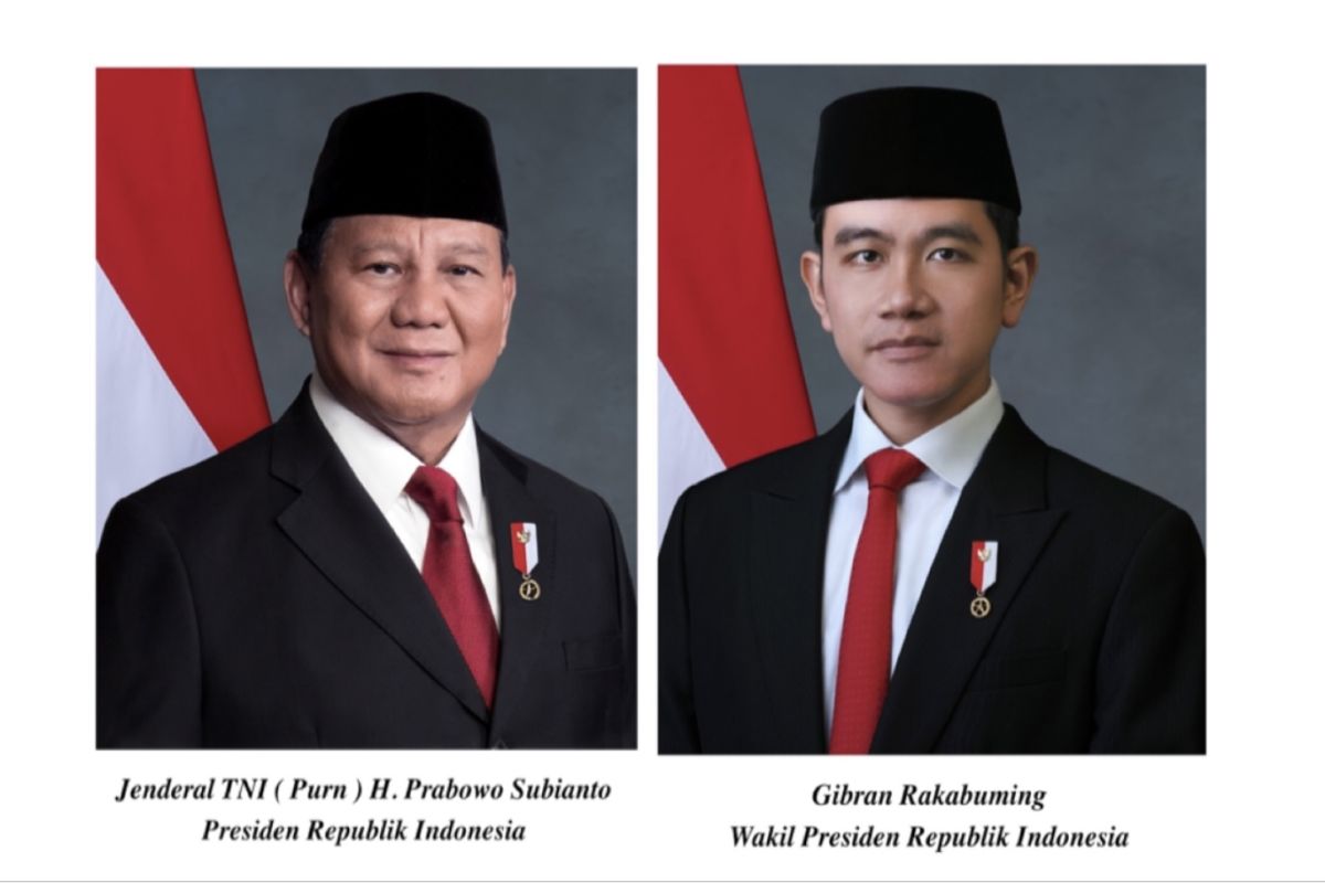 Cara unduh foto resmi Presiden dan Wapres 2024-2029