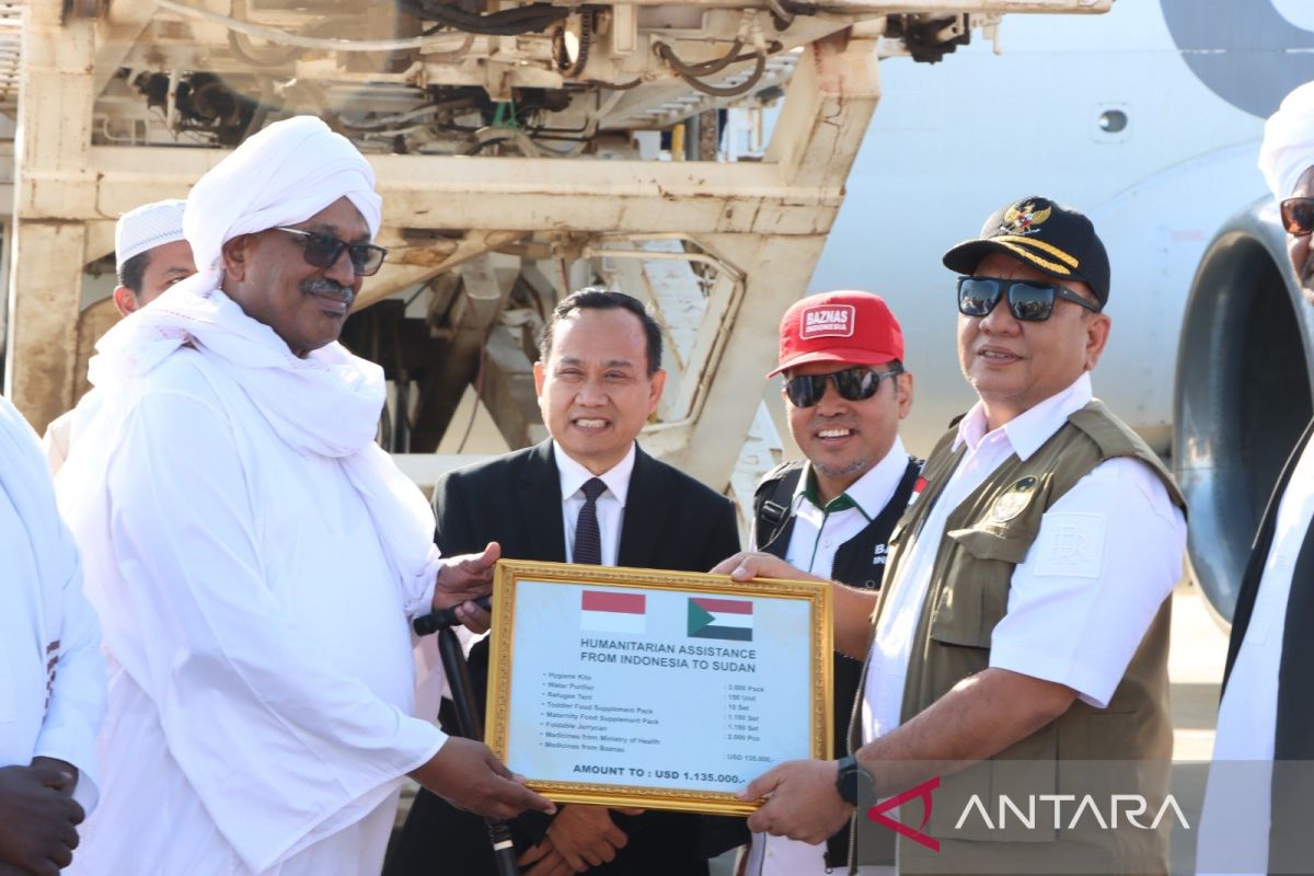 Bantuan kemanusiaan Indonesia selamat sampai di Sudan