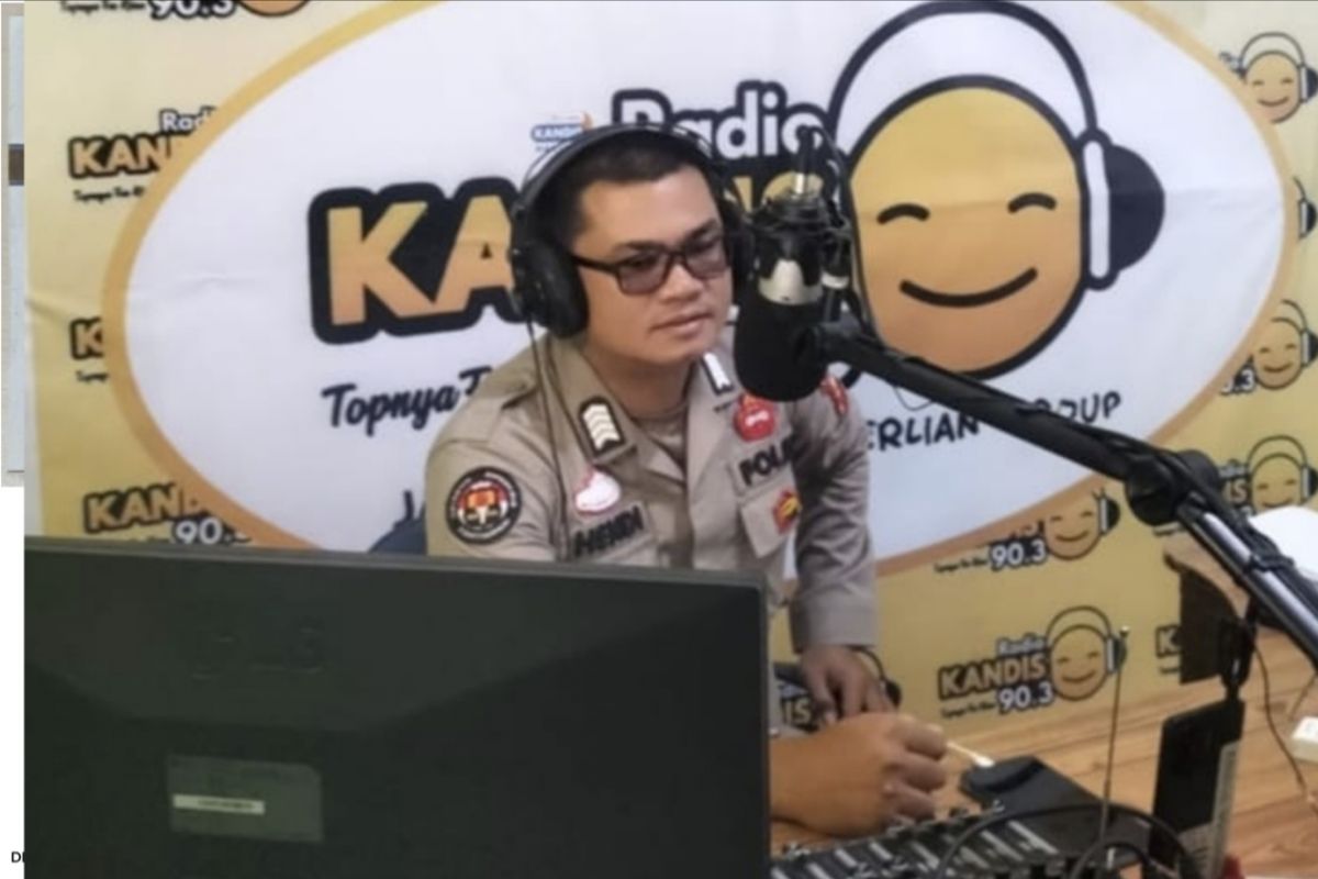 Perluas jangkauan, Polsek lakukan sistem pendinginan melalui Radio Kandis FM