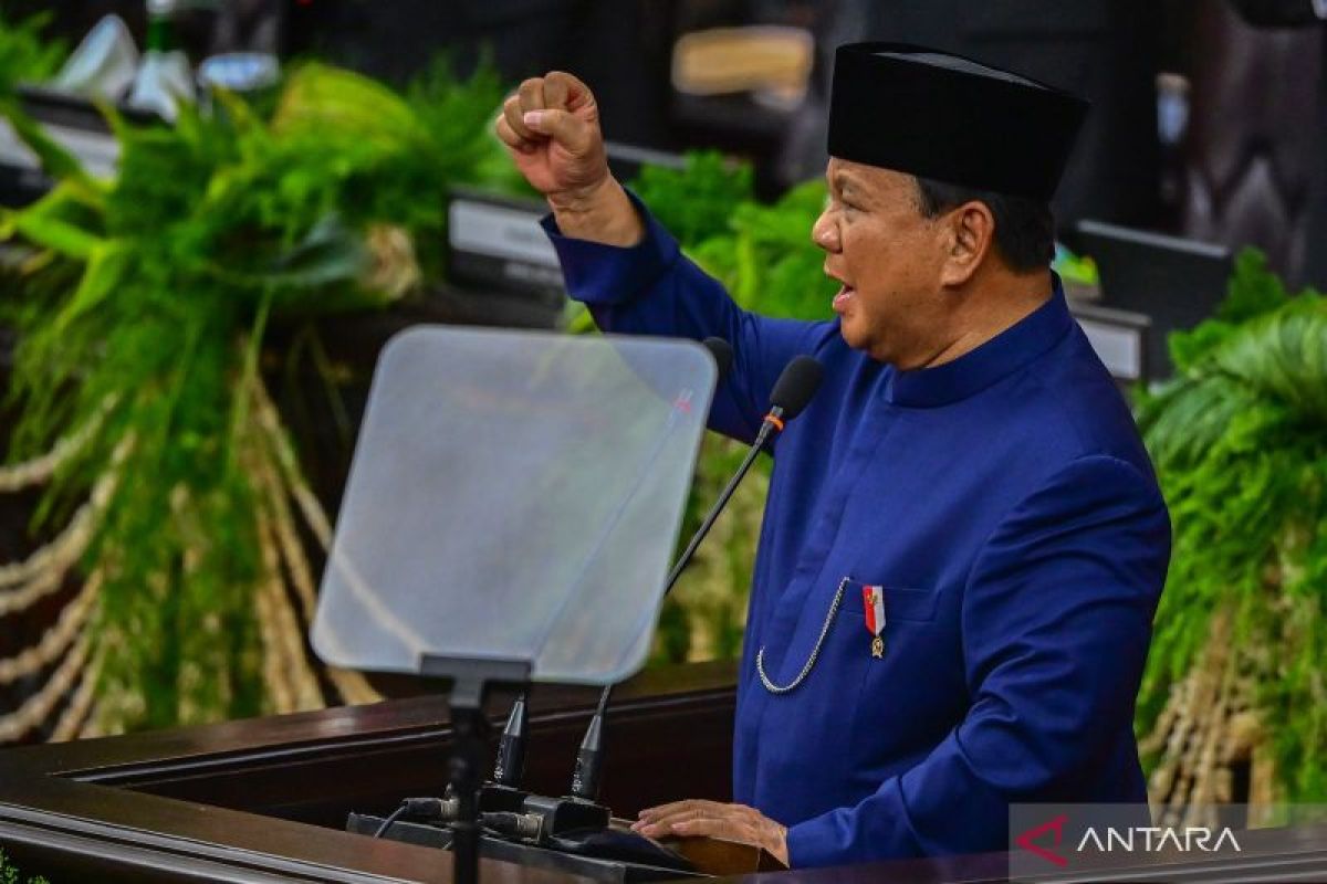 Berikut pidato lengkap Presiden RI Prabowo Subianto