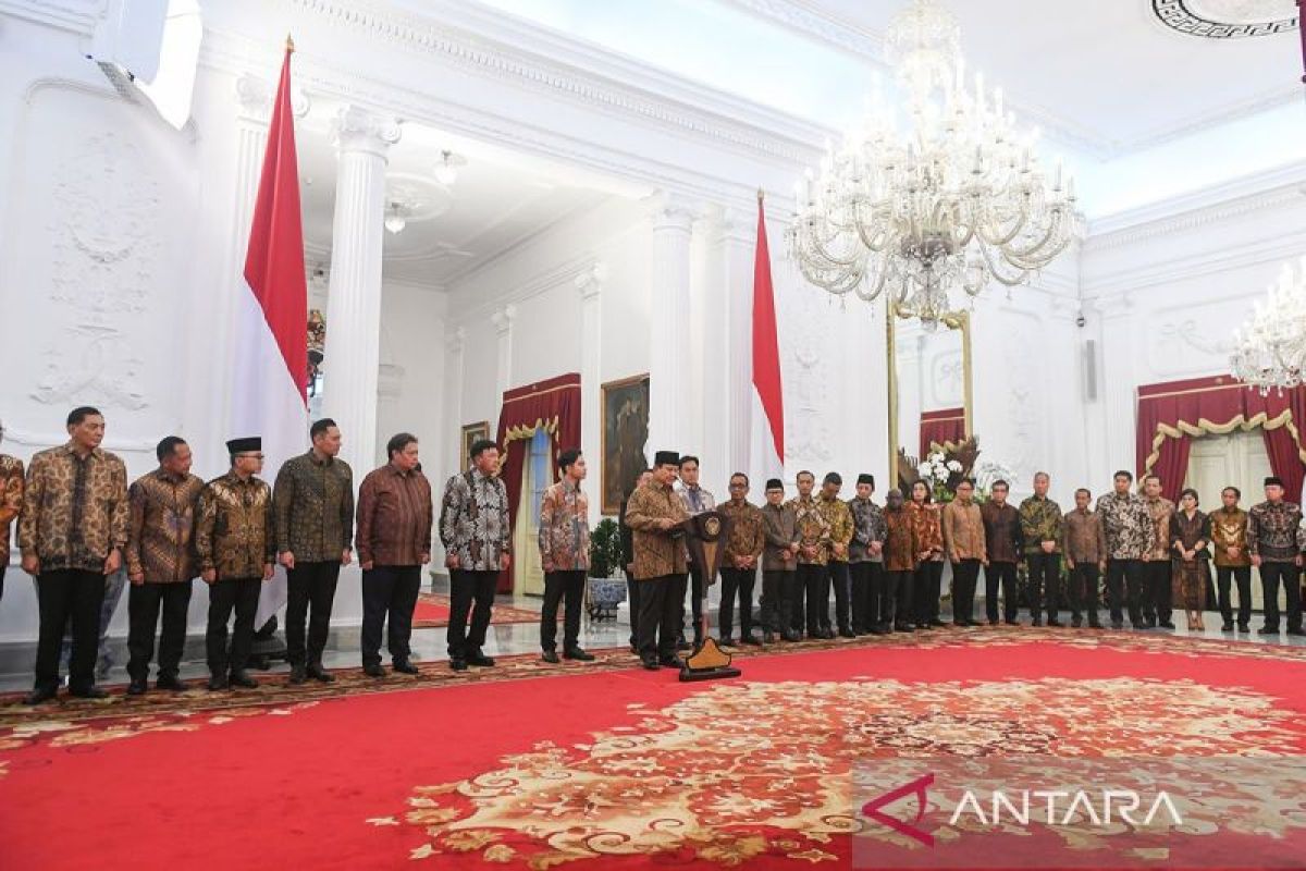 Daftar menteri Kabinet Merah Putih Prabowo-Gibran