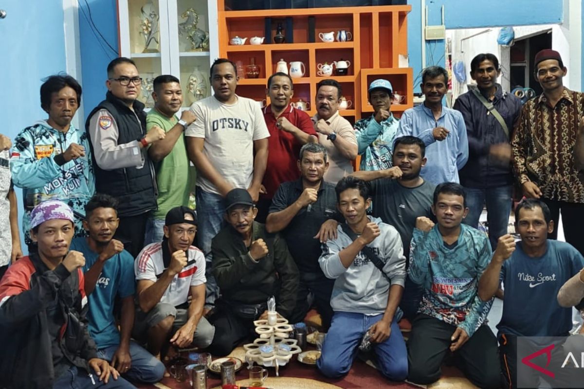 Komunitas pancing jadi target Polsek Lirik sosialisasi pilkada damai