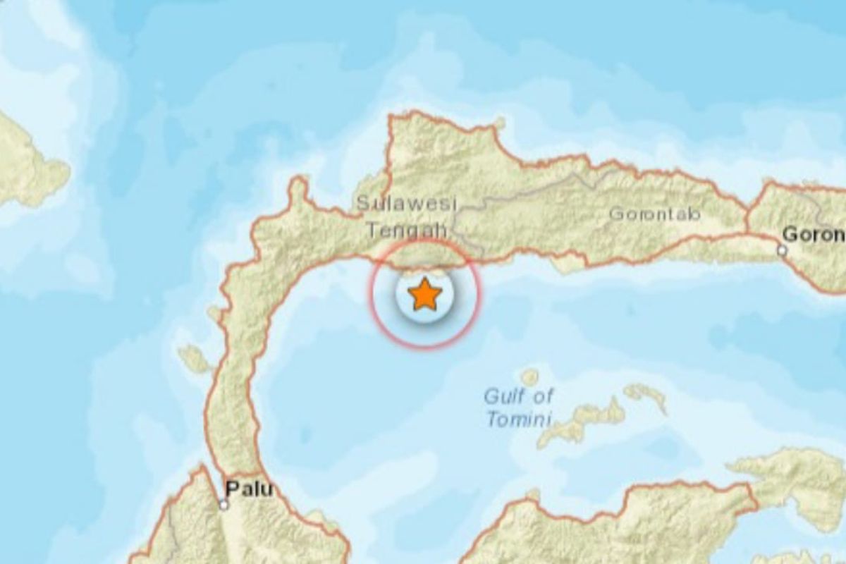 Parigi Moutong Sulteng diguncang gempa Magnitudo 4,8