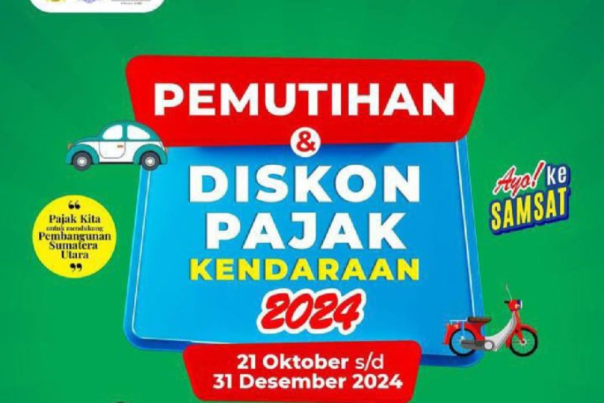 Pemprov Sumut kembali gelar program pemutihan pajak kendaraan bermotor, apa saja syaratnya ?