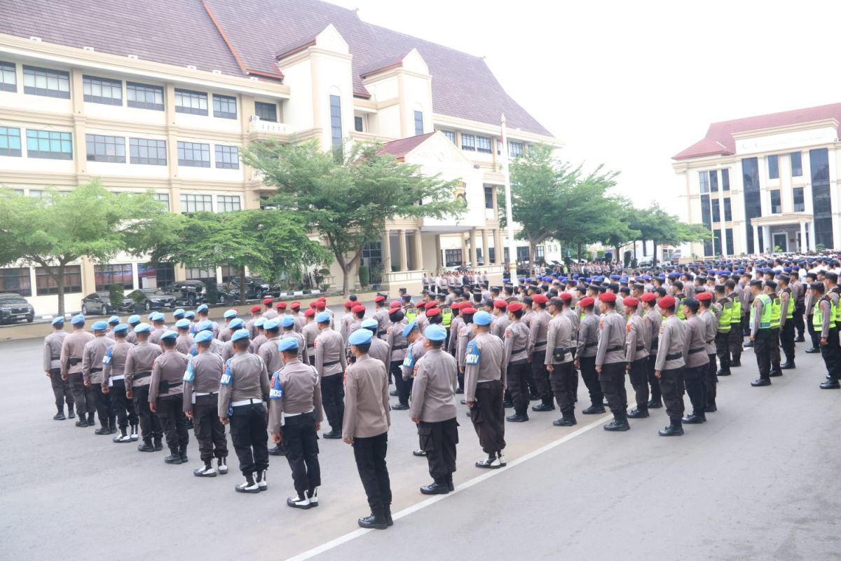 Polda Jambi apel konsolidasi Operasi Mantap Brata 2023-2024