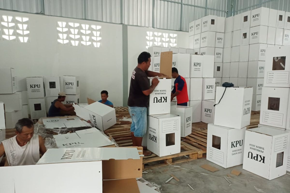 KPU Tulungagung terima enam jenis logistik Pilkada 2024