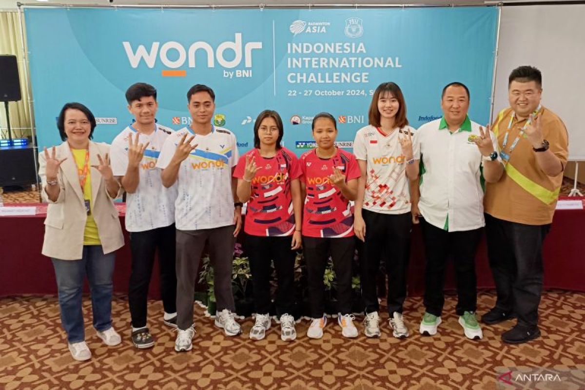 19 negara ramaikan WONDR by BNI Indonesia International Challenge 2024