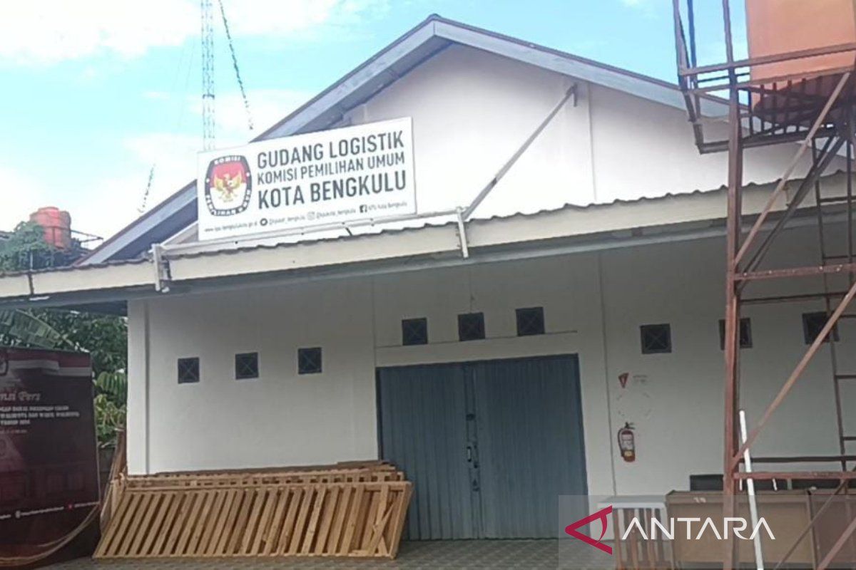 KPU Kota Bengkulu terima 283.740 surat suara calon gubernur