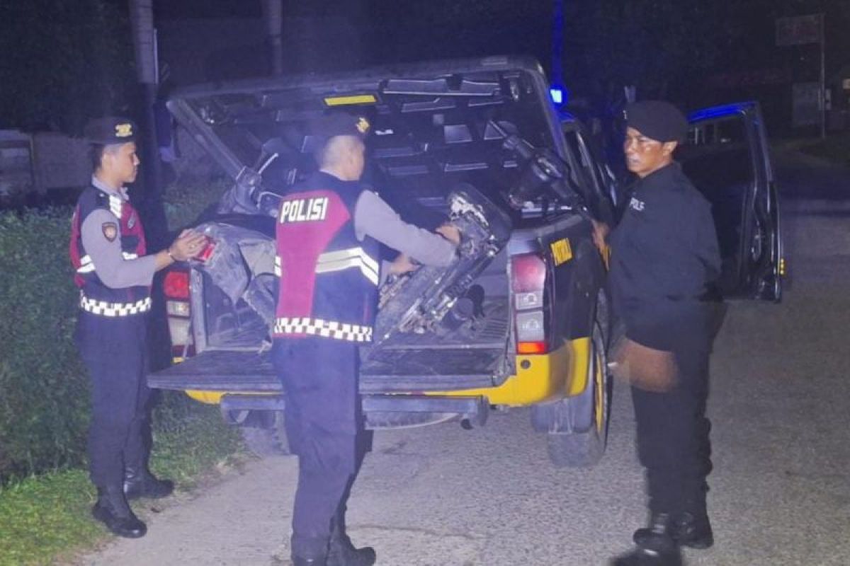 Patroli malam, enam motor dan pelajar diamankan Polres Simalungun