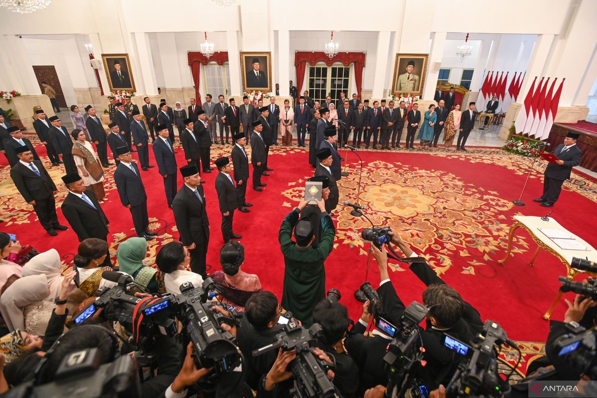 Presiden gelar sidang kabinet perdana hari ini