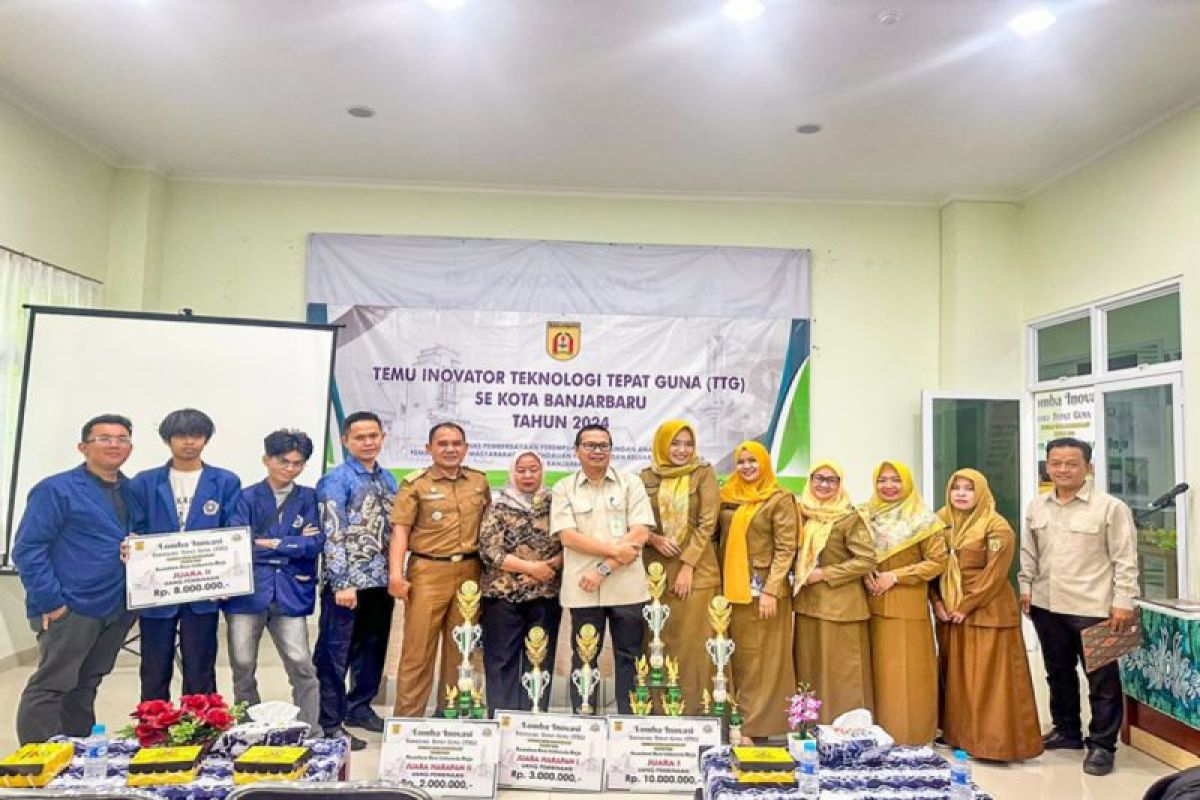 Kelurahan Sungai Besar Banjarbaru borong juara lomba Inovasi TTG