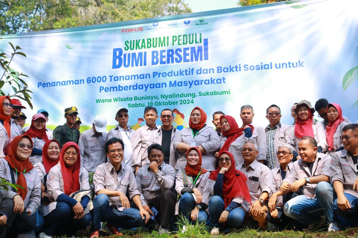 Sukabumi peduli, Bumi Bersemi: 6.000 pohon produktif ditanam di Sukabumi