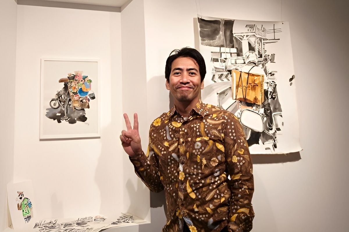 Ilustrator Indonesia Emte selenggarakan pameran tunggal di Jerman