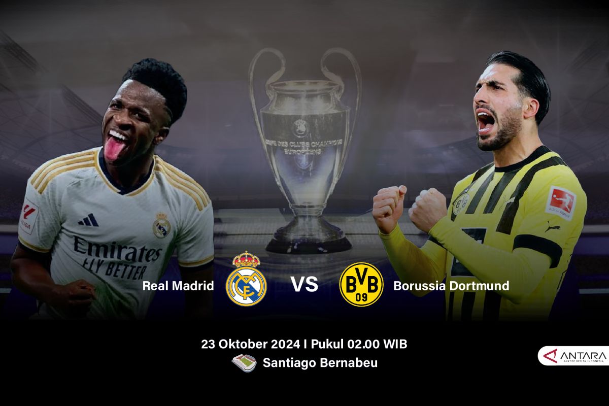 Liga Champions, Real Madrid balik taklukkan Borussia Dortmund 5-2