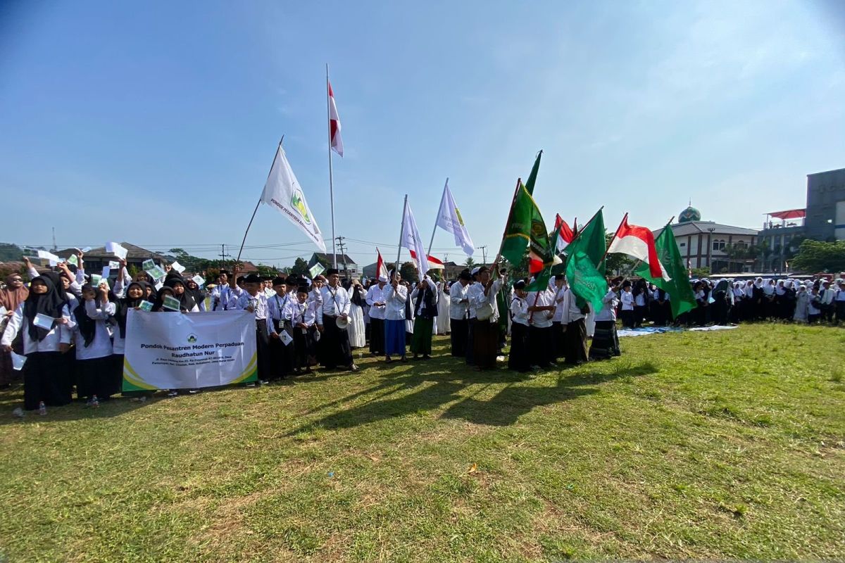 Peringatan HSN 2024 di Cibadak Sukabumi didanai swadaya masyarakat