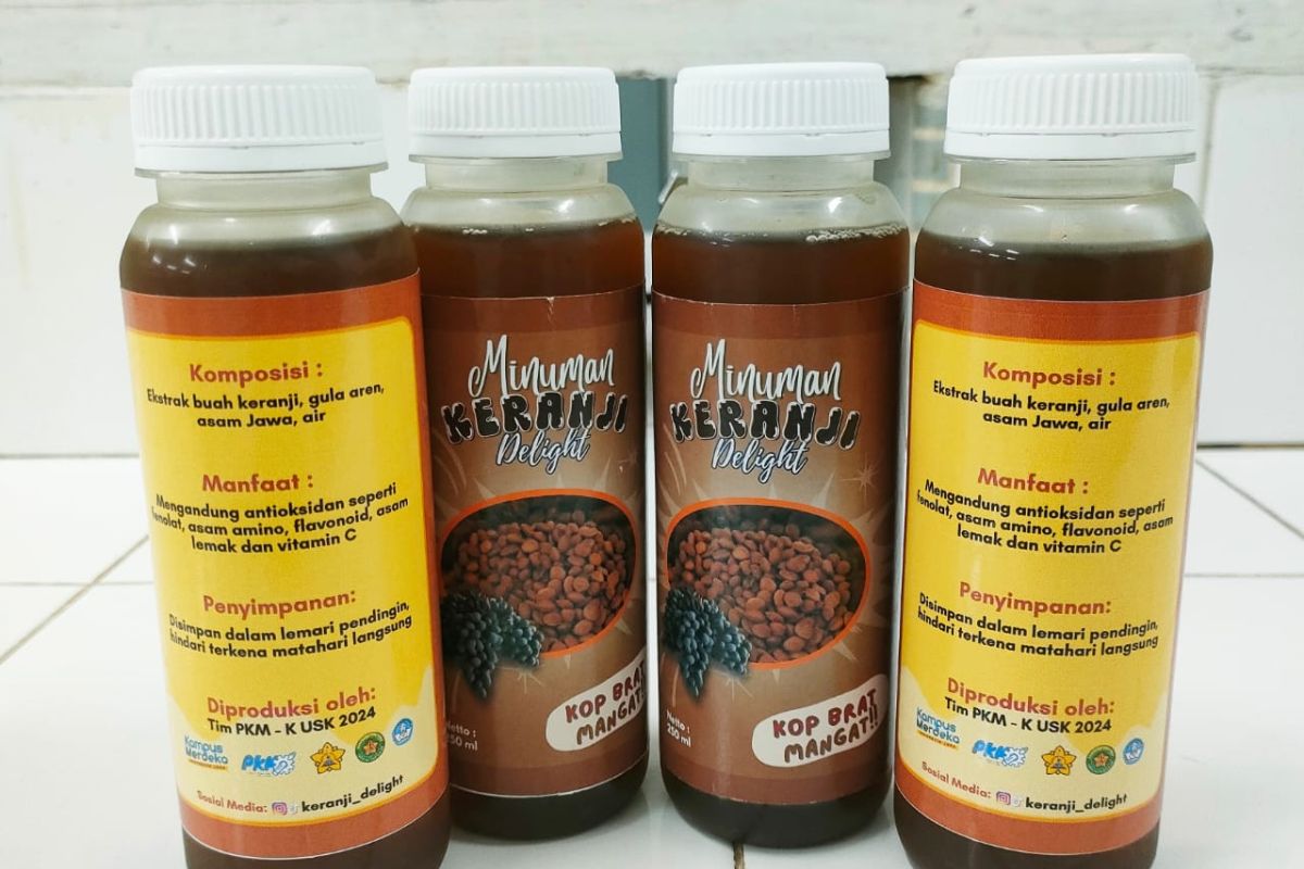 Keranji Delight, minuman sarat manfaat inovasi mahasiswa USK dari buah lokal